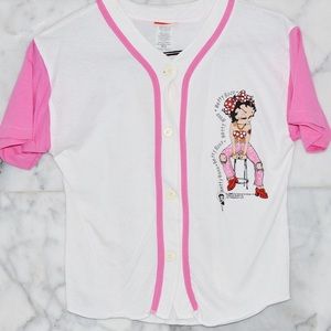 DEADSTOCK BETTY BOOP BUTTON UP JERSEY 💋